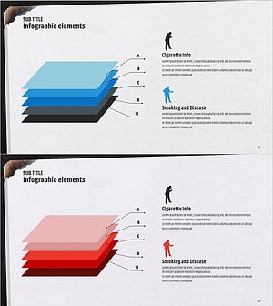 담배 특성을 시각화한 인포그래픽 슬라이드