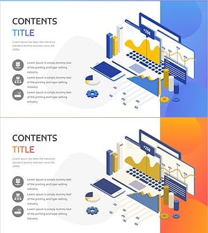 Data Analysis Business Structure Slide – Strategy and Cluster