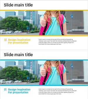 Thumbs Up Template Slide – Customer Success Stories