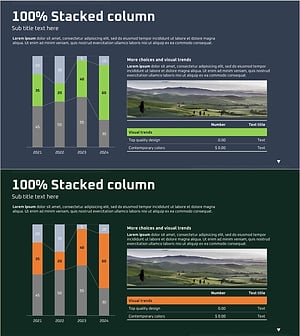 세분형 막대 그래프로 시장 분석을 시각화 – 경쟁력 있는 데이터를 저해상도로 표현