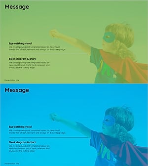 Superman Child Photo and Message - Courage of Challenge