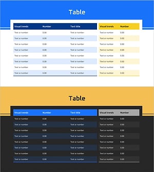 Income Statement Table Slide – Clear Financial Analysis