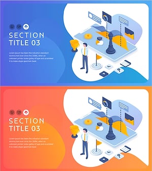 Data Analysis Illustration Template Section Slide 03 – A Powerful Tool for Visual Communication
