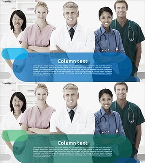 긍정적인 의료진 소개 슬라이드