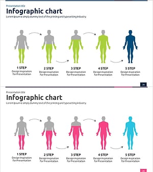 실루엣을 통한 추진계획 슬라이드