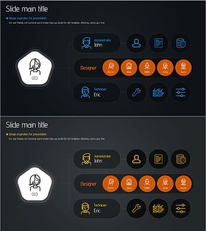 Icon Organization Chart Diagram – A Start to Understanding Structure
