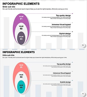 Striped Wallpaper and Nested Diagram - Marketing Strategy Visualization