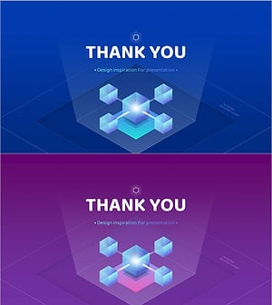 Blockchain Template Ending Cover – A Design of Gratitude