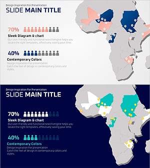 지역별 세부 고객 분석 – 데이터 시각화 슬라이드