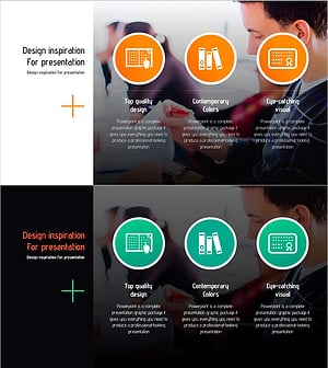 학업 전략 슬라이드 – 경쟁력 있는 비즈니스 접근법