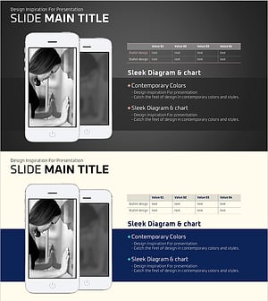 좌절과 후회 – 모바일 목업 템플릿