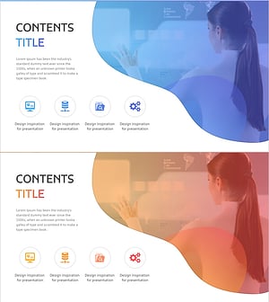 Data Analytics Business Company Overview Slide – Cluster Diagram for Business Areas