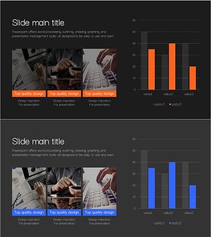 사업시장 분석 막대그래프 – 경쟁사 분석을 시각화