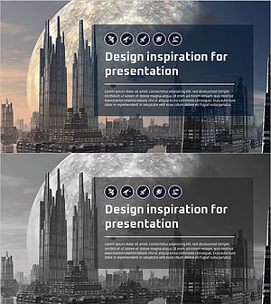 미래 도시 설명 슬라이드 - 클러스터 구조로 시각화