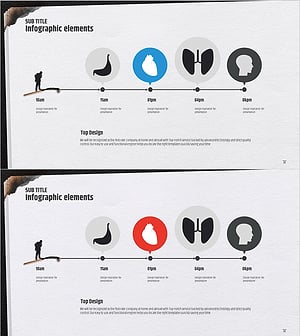 흡연이 사람 몸에 미치는 영향 – 인포그래픽 다이어그램