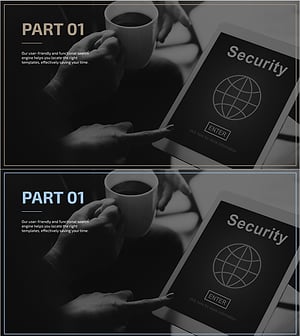 데이터 보안 템플릿 간지 01
