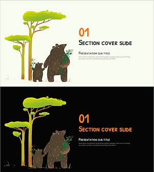 Animal Crossing Template Section Slide01 – Cute Section Cover Slide