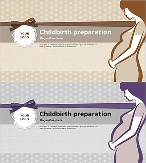 Preparing for Childbirth Template Cover – Embracing Warmth and Anticipation