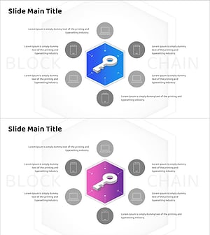 블록체인 육각형 다이어그램 – 확산과 연결의 시각화