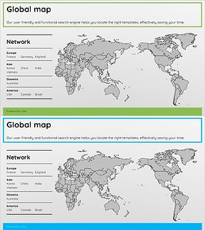 그린 블루 글로벌네트워크 슬라이드