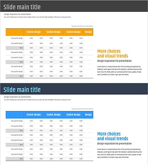 손익계산서 테이블표 – 재무성과를 한눈에