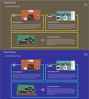 다이어그램으로 IoT 서비스 프로그램 소개 – 현대적인 시각적 전달
