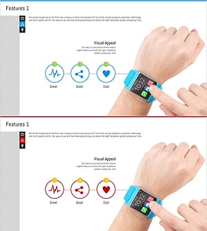 모던 디자인의 기능적 슬라이드 템플릿 – 시각적 매력과 실용성을 담다
