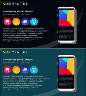 모바일 네트워크 사업 개요 – 시각화된 데이터 비주얼