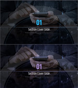 모바일 금융 비즈니스 템플릿 간지 – 혁신적인 프레젠테이션 시작