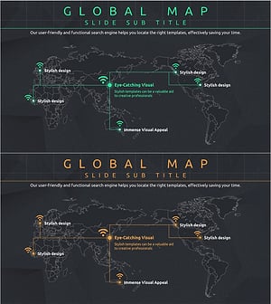 글로벌 네트워크 세계지도 – 긴밀한 연결과 비전