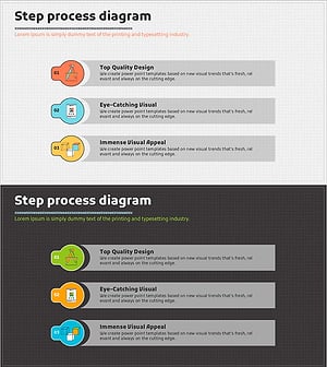필기구 아이콘 스텝 다이어그램 – 제품 및 서비스 소개