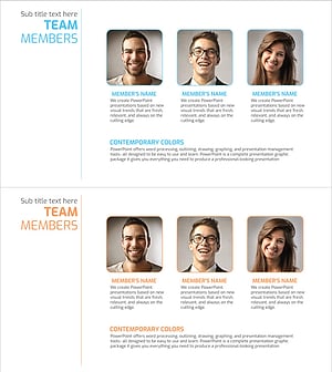 긍정적인 팀원 프로필 소개 – 클러스터 다이어그램 적용