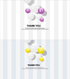 풍선 파티 템플릿 엔딩표지