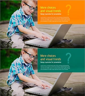 마케팅 전략을 효과적으로 전달하는 슬라이드 – 호기심 가득한 아이