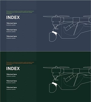 다이나믹 드론 템플릿 목차