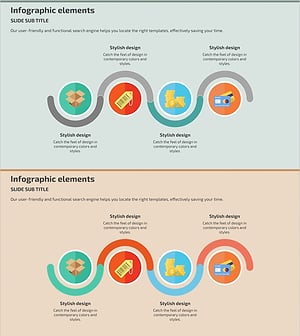 쇼핑몰 결제 다이어그램 – 청록과 주황의 조화