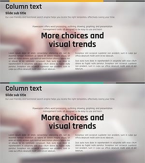 기술 개발 배경 및 개요 슬라이드 – 노랑과 청록의 조화