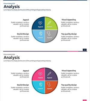 의료 사업 영역 확산 다이어그램 – 사업 소개를 시각화