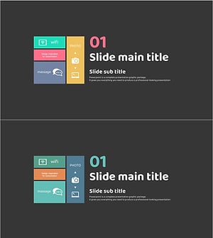 어플리케이션 프레젠테이션 간지 – 효과적인 섹션 분할