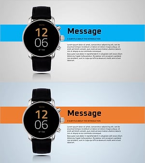 스마트워치 제품 소개 템플릿 – 혁신과 스타일의 조화