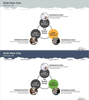 사업영역 확산 다이어그램 – 비즈니스 영역 효과적으로 전달