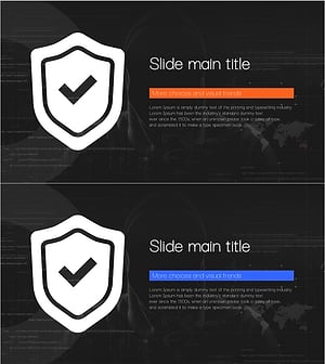 사이버 보안 비즈니스 배경 명확히 전달하는 슬라이드