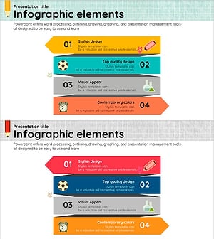 Learning Sequence Infographic Elements
