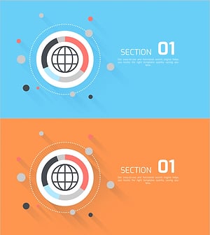 빅데이터 일러스트 템플릿 간지 01