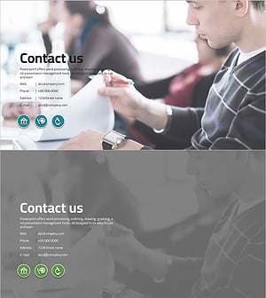 도서관 콘택트 페이지 – 친근하고 전문적인 연결