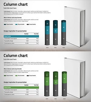 연도별 사업 동향 그래프 – 시장 분석 제공