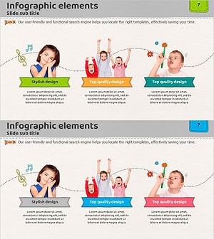 활기넘치는 아이들과 폐쇄형 다이어그램