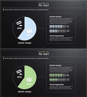 마약 중독 성별 비율 분석 그래프 - 고객 분석