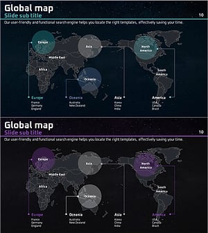 Space Themed World Map – Visualizing Global Networks