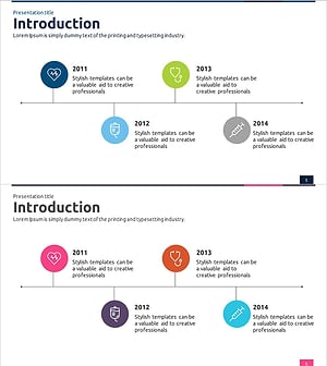 회사 연혁 연결 다이어그램 - 신뢰와 연결
